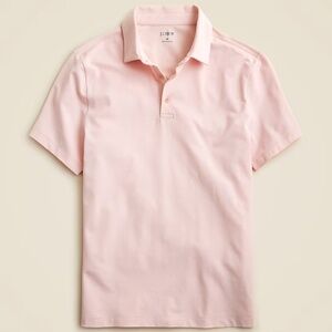 J.Crew Classic Untucked Performance Polo Light Pink Size M